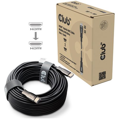 CLUB3D CAC-1393 câble HDMI 50 m HDMI Type A (Standard) Noir