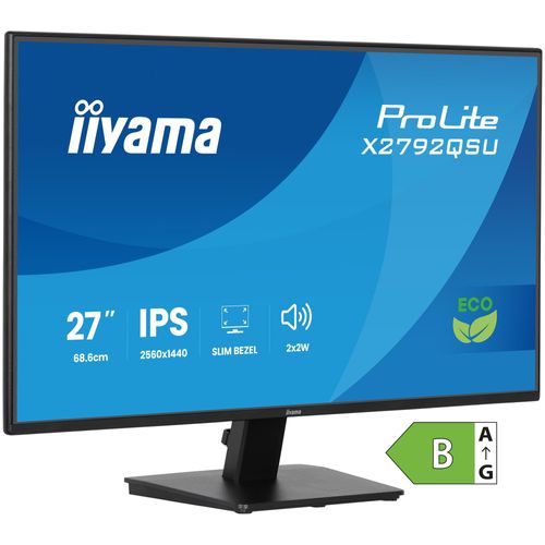 Ecran PC iiyama ProLite X2792QSU-B1 27" 2560 x 1440 Quad HD LED Noir