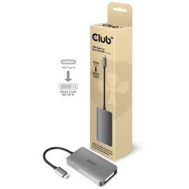 CLUB3D CAC-1510 câble vidéo et adaptateur USB C DVI-D Dual link Gris