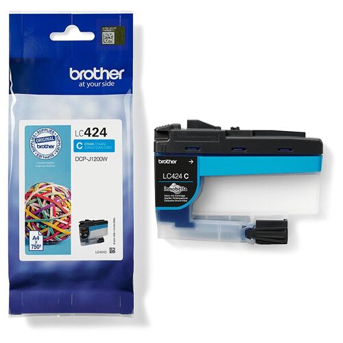 Brother LC424C - Cartouche d'encre transparente - cyan