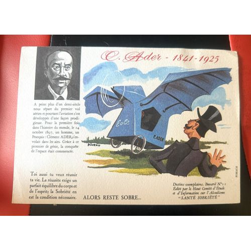 Buvard - Clément Ader - 1841- 1925