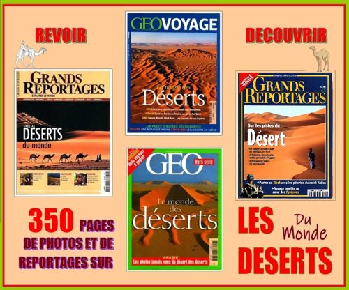 4 Revues Pour Découvrir : Les Deserts Du Monde