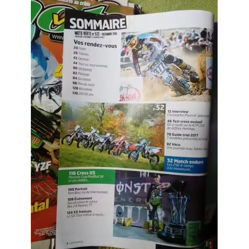 Moto Verte 512 De 2016 Ktm Sxf250,Pourcel,Hva Fe250,Ktm Exc250f,Sherco Sef250r,Tm En250fi,Yamaha Wrf250,Beta 300 Evo,Gas Gas 280 Txt Racing,Montesa Cota 300rr,Scorpa 250 Twenty,Sherco 300 St,Trs 280 O