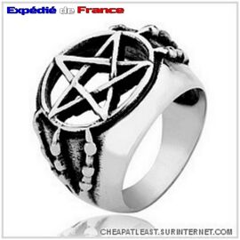 Bague Argentée En Acier Inoxydable - Taille 62 - Chevalière Vintage - Occasion Bon état