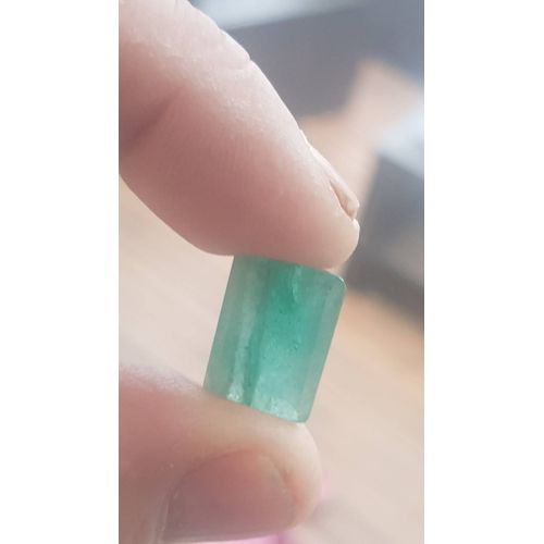 Émeraude Du Brésil De 10,45 Carats Sans Certification Mais Testé