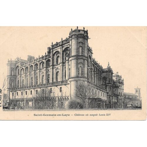 Carte Postale Saint-Germain-En-Laye (78) : Château Où Naquit Louis Xiv - Carte Non Circulée