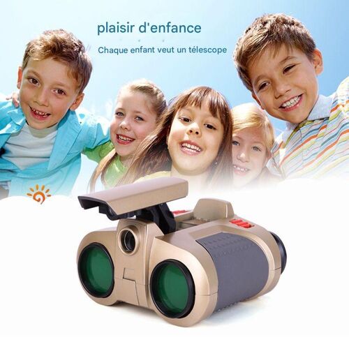 Télescope de Vision nocturne 4x30mm, 1 pièce, jumelles de Surveillance avec lumière Pop-up, mini jouet pour enfants, cadeaux