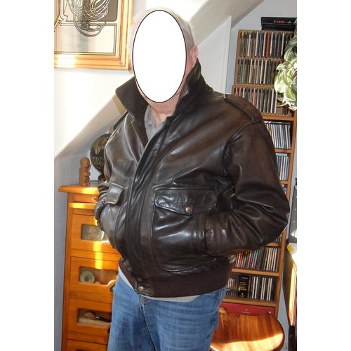 Blouson Cuir Redskins Aviateur