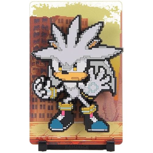 Sonic The Hedgehog (Modern) Magnet À Collectionner Figgyz Silver 11 Cm