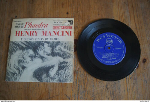 Henry Mancini Tema De Amor De Phaedra E Outros Temas De Filmes Rarissime 33t Format Ep Bresilien