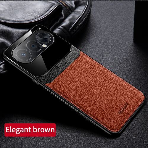 Coque pour Honor 500 Pro,Étui Honor 500 Pro protection des yeux,Étui rigide pour téléphone portable Business - Brun