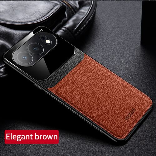 Coque pour Honor 500,Étui Honor 500 protection des yeux,Étui rigide pour téléphone portable Business - Brun