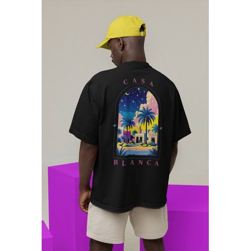 T-Shirt Unisex Noir - Collection Casablanca 07