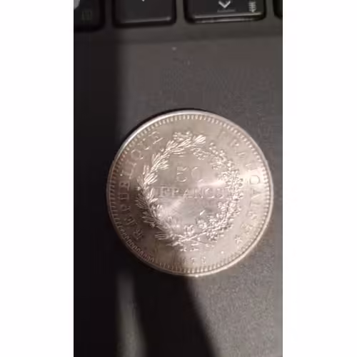 Pièce De Monnaie De 50 Francs (1976) En Très Bon État