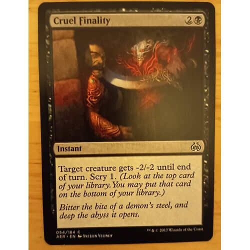Cruel Finality // Fatalité Cruelle (La Révolte Hérétique)