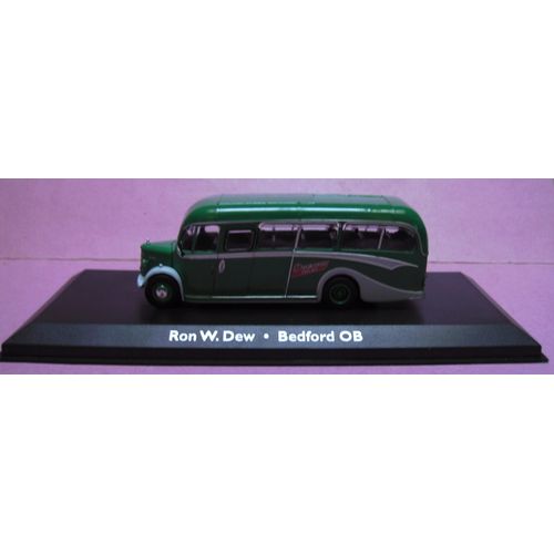Bus Autocar - Ron W. Dew Bedford Ob " Dewsway Tours " - 1/72 - ( Corgi ? ) - Ed. Atlas-Atlas
