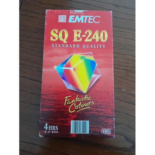 CASSETTE  VIDEO VHS EMTEC