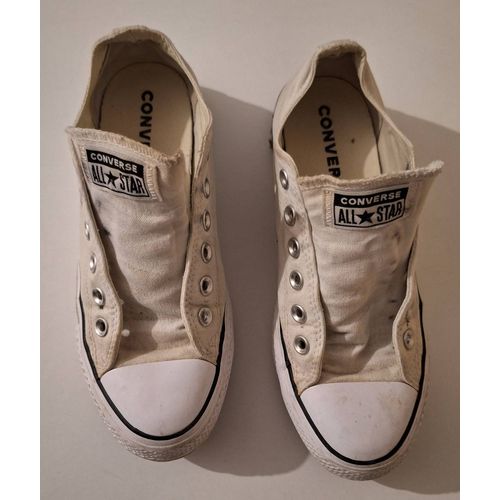 Baskets Plateforme Blanches Converse - 38