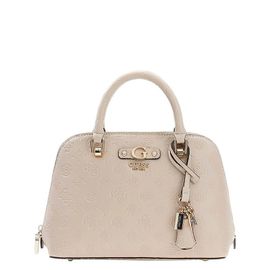 Guess Sac Bandoulière Dita Dome Satchel Light Taupe Logo PD760205