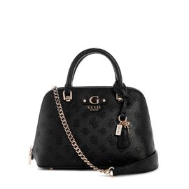 Guess Sac Bandoulière Dita Dome Satchel Black Logo PD760205