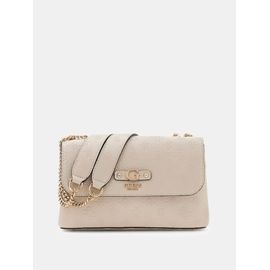 Guess Sac Bandoulière Dita Dome Satchel Light Taupe Logo PD760221
