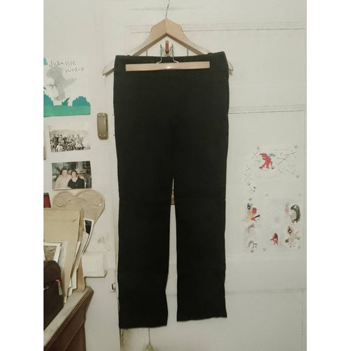 Pantalon Léger Noir 36 S Zara Basic.