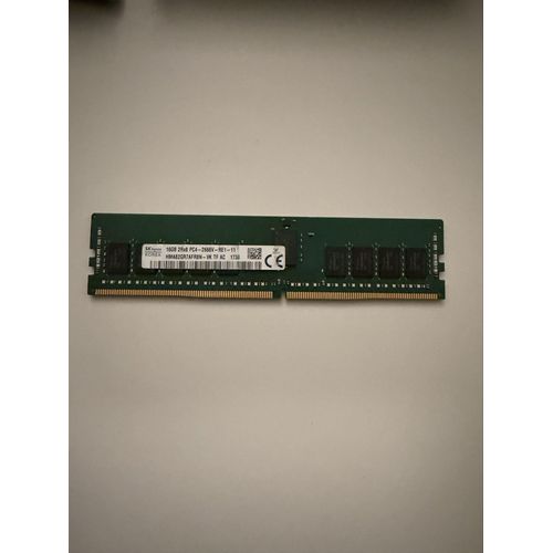 RAM Serveur SK Hynix 16 Go DDR4-2666 (PC4-25600R) ECC RDIMM ¿ HMA82GR7AFR8N-VK 