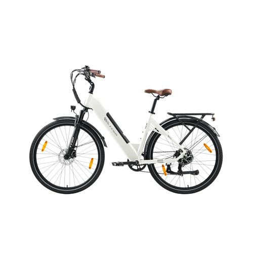 Vélo Électrique Ttgo C3 Pro - Moteur 250 W - Batterie 36v20ah - Vitesse Maximale 25km/H - Autonomie 120km - Pneus 28pouces - Freins À Disque Hydrauliques - Suspension Avant-Composants Shimano - Blanc