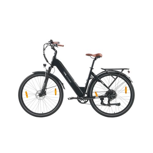Vélo Électrique Ttgo C3 Pro - Moteur 250 W - Batterie 36v 0ah - Vitesse Maximale 25km/H - Autonomie 120km - Pneus 28pouces - Freins À Disque Hydrauliques - Suspension Avant - Composants Shimano - Noir