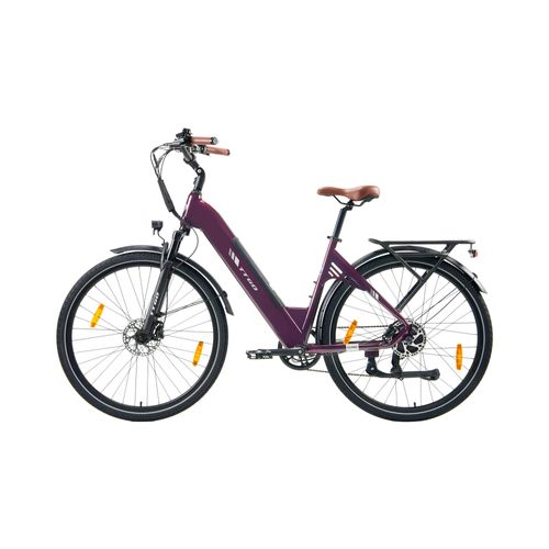 Vélo Électrique Ttgo C3 Pro - Moteur 250w - Batterie 36v20ah - Vitesse Maximale 25km/H - Autonomie 120km - Pneus 28pouces - Freins À Disque Hydrauliques - Suspension Avant - Composants Shimano - Rouge