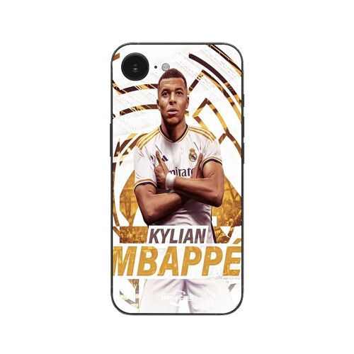 Coque Pour iPhone SE 2024 Kylian Mbappe Real Madrid wallpaper celebration Maniacase