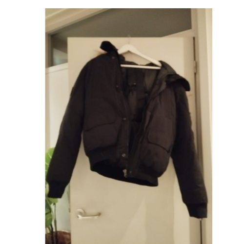 Blouson Bomber Redskins Noir  Capuche Fourrure  Taille M