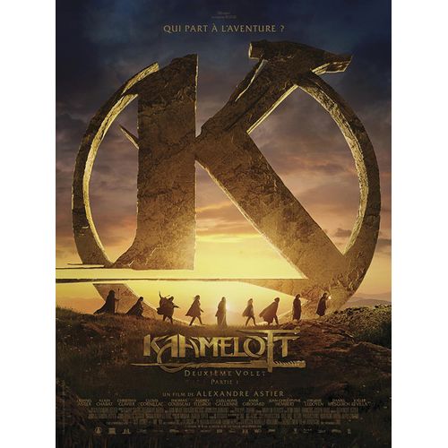 Kaamelott : Deuxième Volet, Partie 1 - Véritable Affiche De Cinéma Roulée - Format 120x160 Cm - De Et Avec Alexandre Astier, Anne Girouard, Thomas Cousseau, Jean-Christophe Hembert - 2025