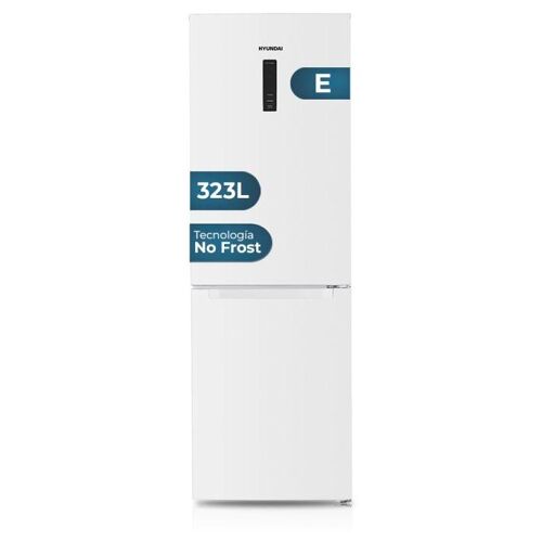 Réfrigérateur combiné Hyundai HCB18560NEDW01 réfrigérateur-congélateur Pose libre 323 L Blanc