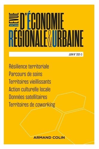Revue D'économie Régionale Et Urbaine N.2021-3 - Varia