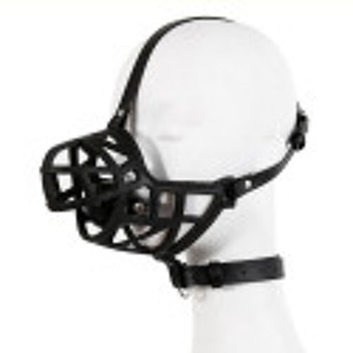 Kinky Puppy Muselière Sm Muzzle Strap Noire