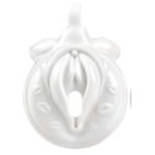 Cocklock Cage De Chasteté Sissy Kiss 3.5 X 3.8cm Blanc