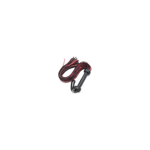 Correct Me Martinet Lofy Whip 65cm Noir-Rouge