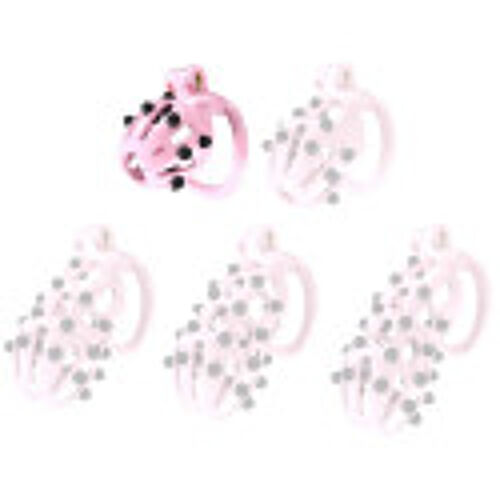 Cocklock Cage De Chasteté Point Up S Rose 6 X 3.5 Cm