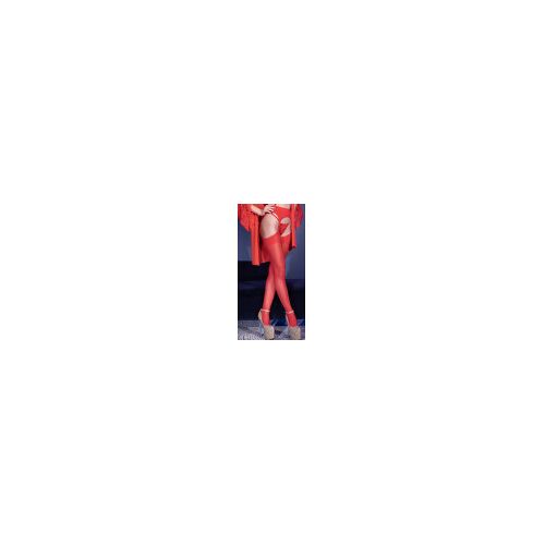 Chilirose Collant Effet Porte-Jarretelles Mina - Rouge