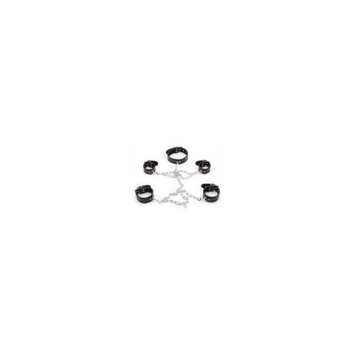 Kinkgear Set De Restriction Collier Et Menottes Noir
