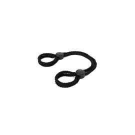 Bdsmaster Menottes Doubles En Corde Dualpurpose Noires