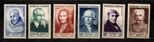 Timbres De France N° 945/50**, Superbes