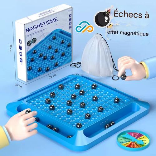 Jeu D\Échecs Magnétique, Jeu D\Échecs À Effet Magnétique, Jeu De Pierres Magnétiques, Échecs De Combat, Jeu De Dames Ducatif -