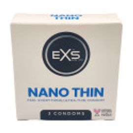 Exs Préservatifs Fins Nano Thin 53mm X3