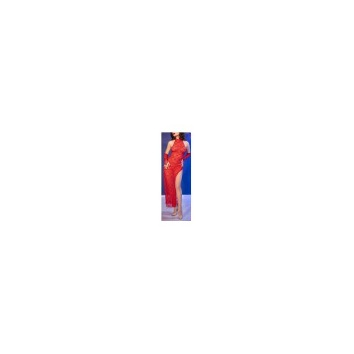 Chilirose Robe Longue Paolina Rouge