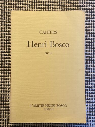 Cahiers Henri Bosco - 30/31