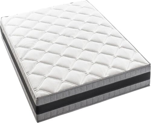 COZY RELAX Matelas Mémoire de forme Premium 140x190cm Confort universel Double face (1 Enveloppante Mi Ferme et 1 : Ferme HD) Silencieux Fabriqué en Belgique Garantie 7 ans