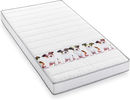 BLUE MOON Puppy Love Matelas Mousse 90x190 Soutien Mi Ferme Épaisseur 10cm ¿ Fabriqué en Belgique