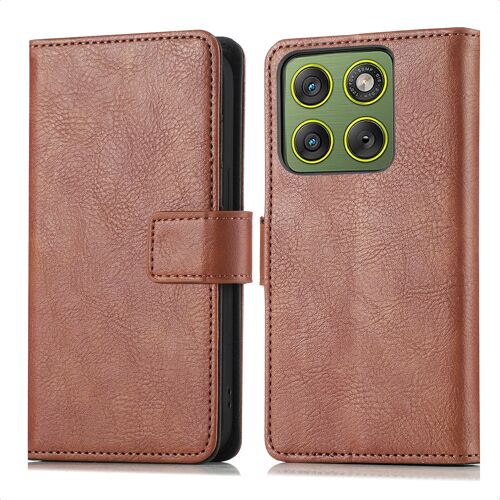 imoshion Étui de télephone portefeuille de luxe Motorola Edge 70 Marron